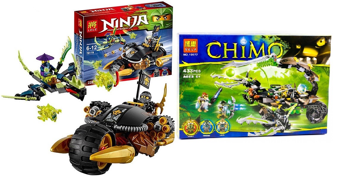 Конструкторы Ninja и Chima